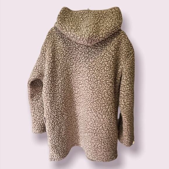 Me Jane Hooded Oversized Teddy Bear Jacket Size Small - Picture 2 of 3